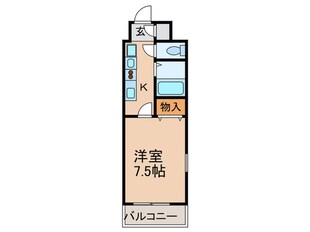 梅田エクセルハイツの物件間取画像